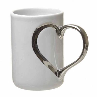 Heart Shape Handle Mug