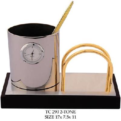 Ranbaxy Promotional Table Clock with Tumbler