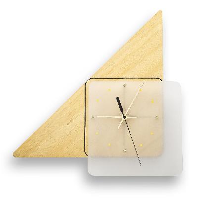 Thai Promotional Triangle Shape Wall Clock