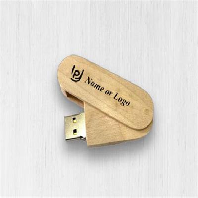 Wooden Swivel Pendrive