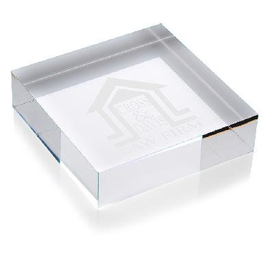 100 Gm Square Acrylic Paper Weight