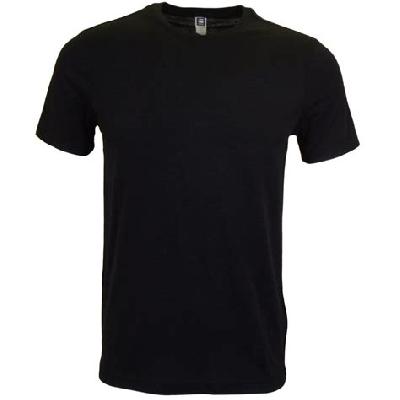 Black Round Neck T Shirt