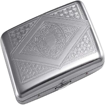 Brass Linning Top Silver Card Holder