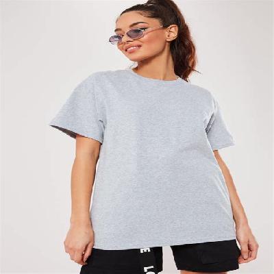 Grey Casual Printed T-Shirt