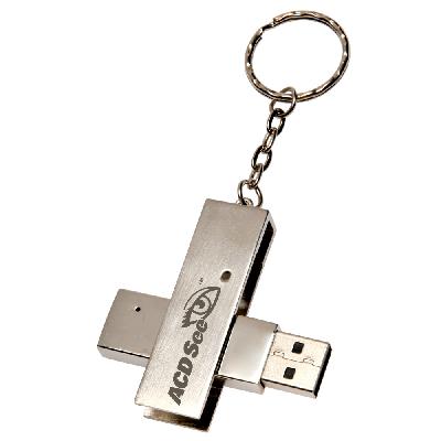 Metal Swivel Pen Drive