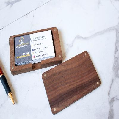Rectangular Business Card Holder