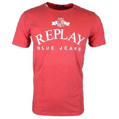 Red Round Neck Printed T-Shirt