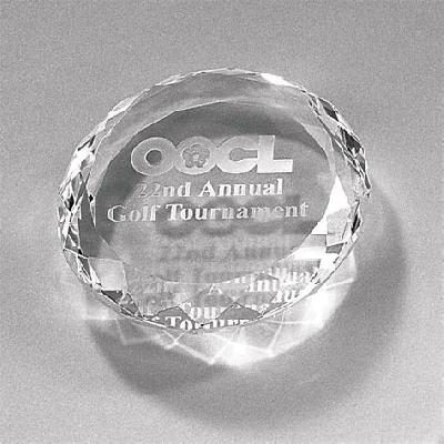 Round Acrylic Paper Weight