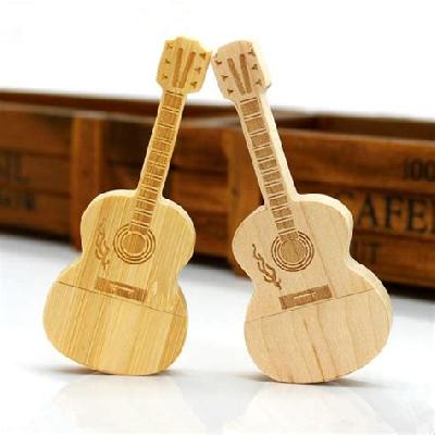 Wooden Guitar USB Pen Drive