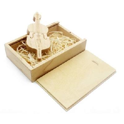 Wooden Violin USB Pen Drive