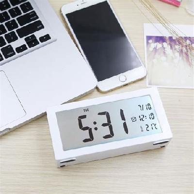 Digital Flip Display Table Clock With Touch Light