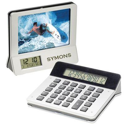 Flip Calculator With Digital Table Clock