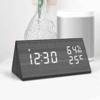 LED Wooden Digital TABLE CLOCK