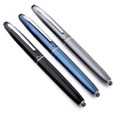 Metal Pen With Stylus And Torch