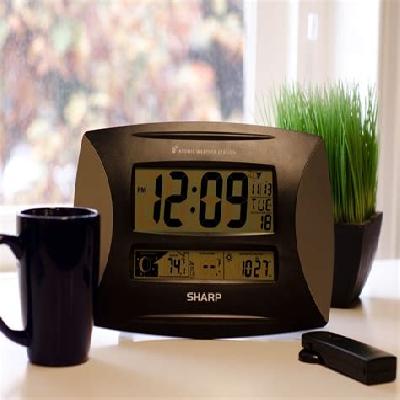 Sharp Weather Station Digital Table Clock