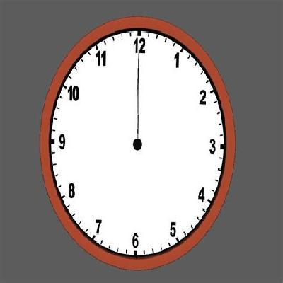Animation wall clock