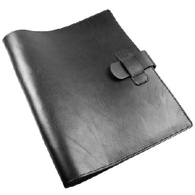 Black Leather Folder