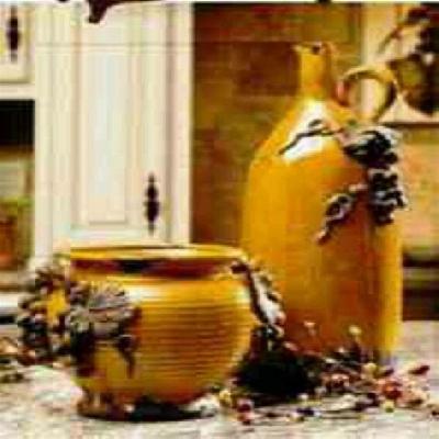 Copper Dora Cotta Room Jar