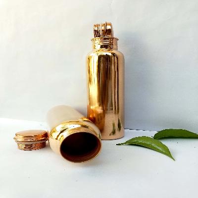 COPPER PLAIN BOTTLE SET