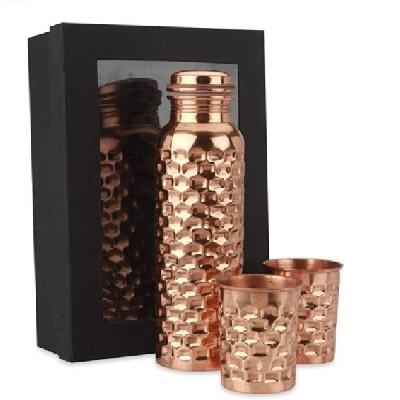 Diamond Copper Bottle Set