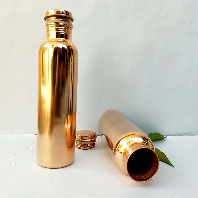 Plain Copper Bottle Set