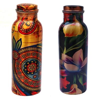 Printed Copper  Bottle