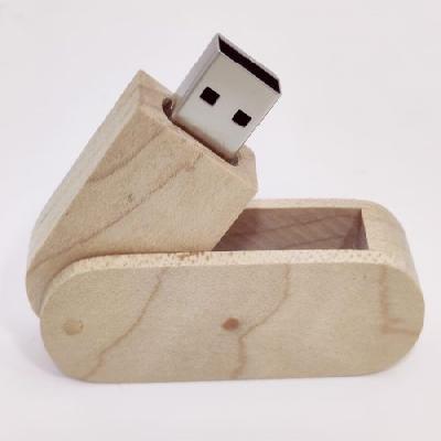 Swivel Wooden Usb