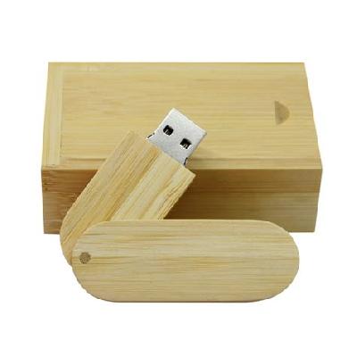 Swivel Wooden USB Pen Drive