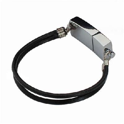 Wristband with Metal USB