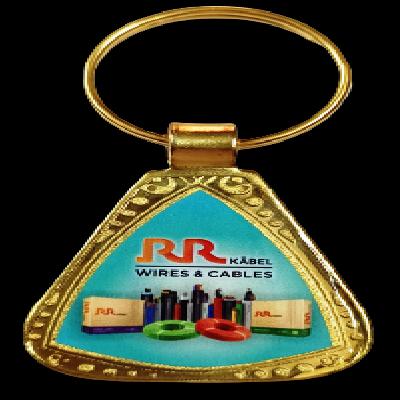 8 P.M (Opener)Metal Golden Meena Keychain