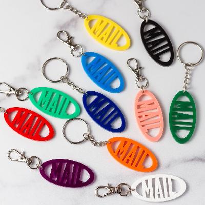 Acrylic Laser Cutting Keychain