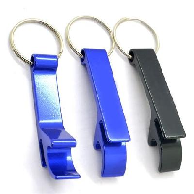 Blue Riband (Folded Opener) Metal Chrome Plated Keychain