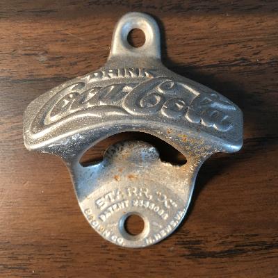 Coca Cola Moulded Bottle Opener