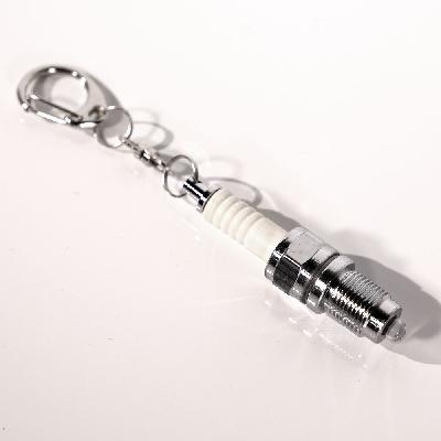 Metal spark nickel keychain