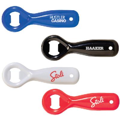 Officer''s Choice (Single Side Printing) Powder Coated Metal Bottle Opener 