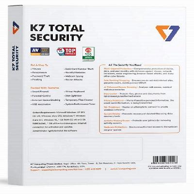 K7 Software Total Security 3 Pc 1 Year ( Instant Email Delivery In 1 Minute )