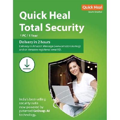 Quick Heal Total Security 5 Pc 1 Year Latest (instant Email Delivery In 1 Minute ) No Cd Only Key