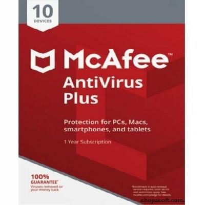 Mcafee Antivirus 2019 10 PC 1 Year Instant Email Delivery Available at Wholesale Price