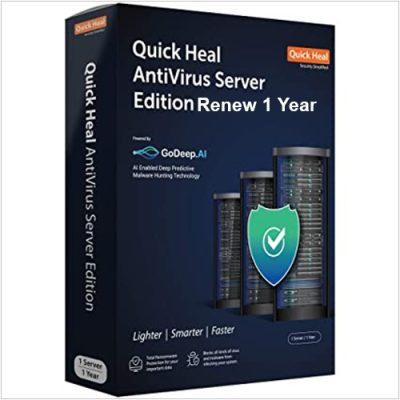 Quick Heal Antivirus Server Edition 1 Server 3 Year Renewal Pack