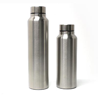 Single Wall Slim Stainless Steel Water Bottle