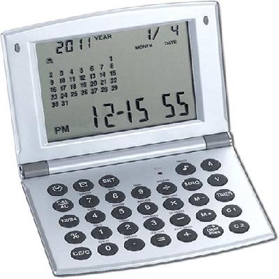 Calculator With Clock
