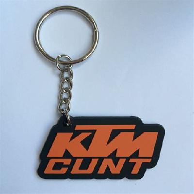 Custom Logo Rubber Keychain