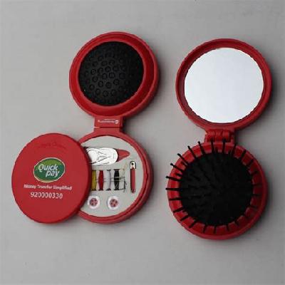 Folding Mirror With Sewing Kit