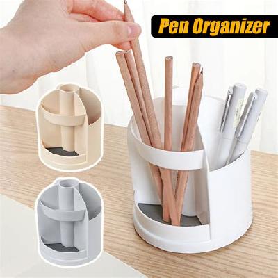Revolving Plastic Pen Stand