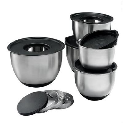 Stainless Steel Lid Bowl Set
