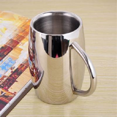 Double Wall Steel Mug