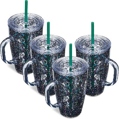 Taper Cube Tumbler with Acrylic Top