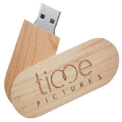 Wooden Swivel Pendrive