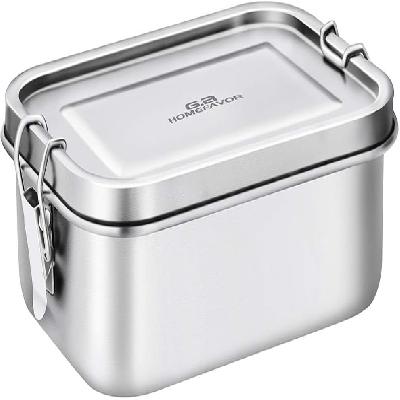 Stainless Steel Reactangular Lunch Box Sippon-6707