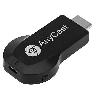 Anycast Wireless WiFi 1080P HDMI Display TV Dongle Receiver- Black